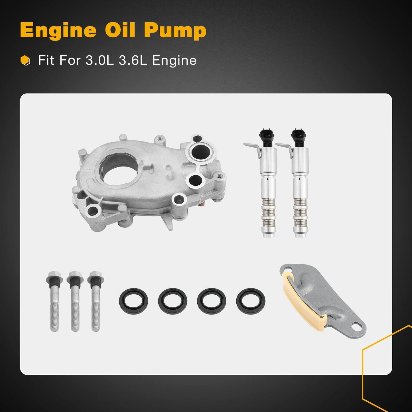 Timing Chain w/ Water Pump Kit For 07-15 Chevy Colorado Camaro GMC Acadia 9-0753