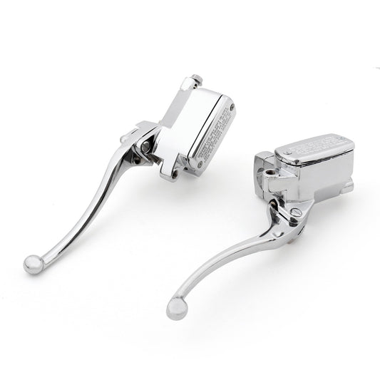 1" Brake Clutch Master Cylinder Reservoir Lever For Honda VTX1800 2002-2008 USA