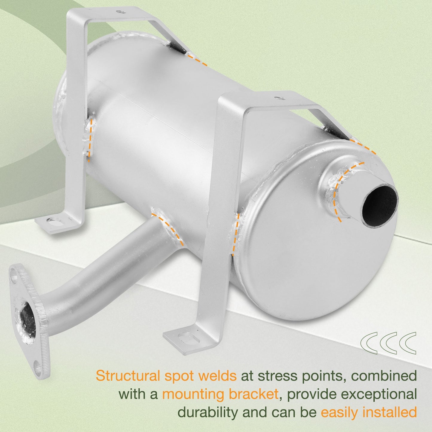 AM122848 Exhaust Muffler Silencer For John Deere LT133 Lawn Tractor Kohler 15HP