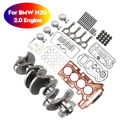 N20 for BMW 2.0 Engine Overhaul Rebuild Kit Crankshaft/Conrods/Piston Kit/Gasket
