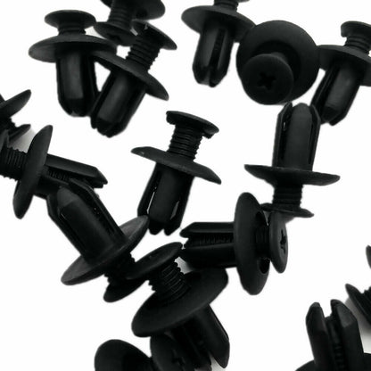 25 Bumper Retainers Fender Liner Clip Hood Rivets Trim Fasteners for Hyundai KIA