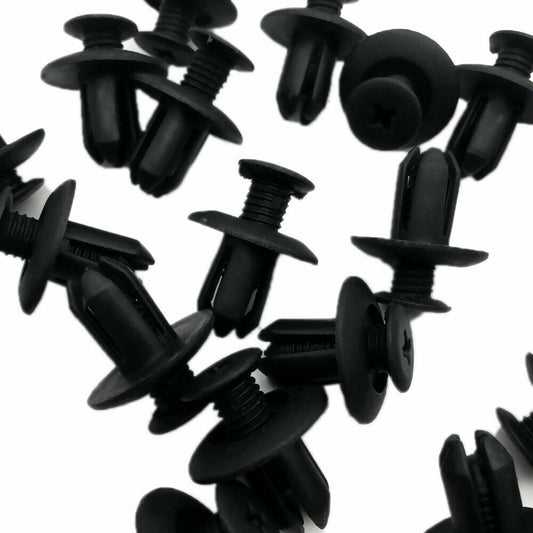 25 Bumper Retainers Fender Liner Clip Hood Rivets Trim Fasteners for Hyundai KIA