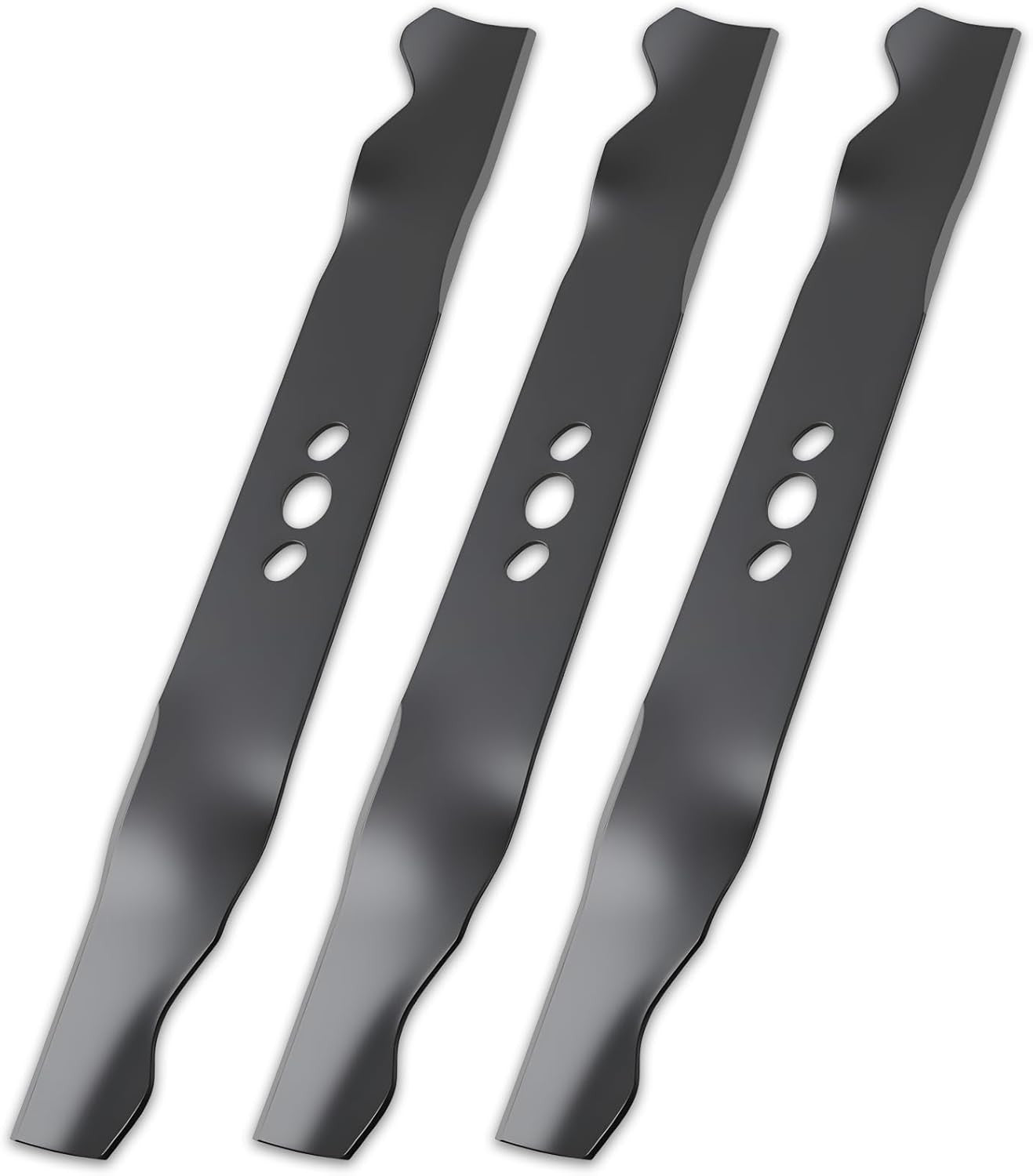 3Pcs 2105300125A 20" Mower Blade For MNA152505 MNA152701 Lawn Mower Deck Black