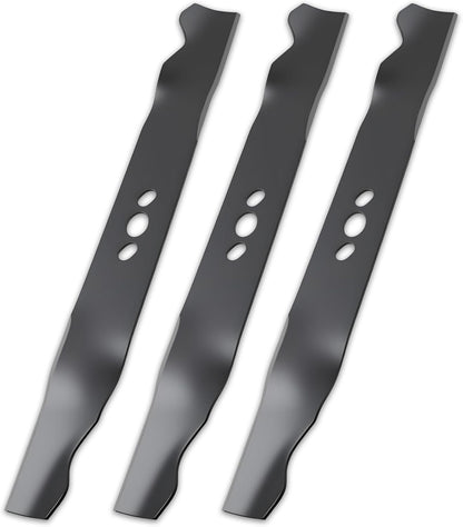 3Pcs 2105300125A 20" Mower Blade For MNA152505 MNA152701 Lawn Mower Deck Black