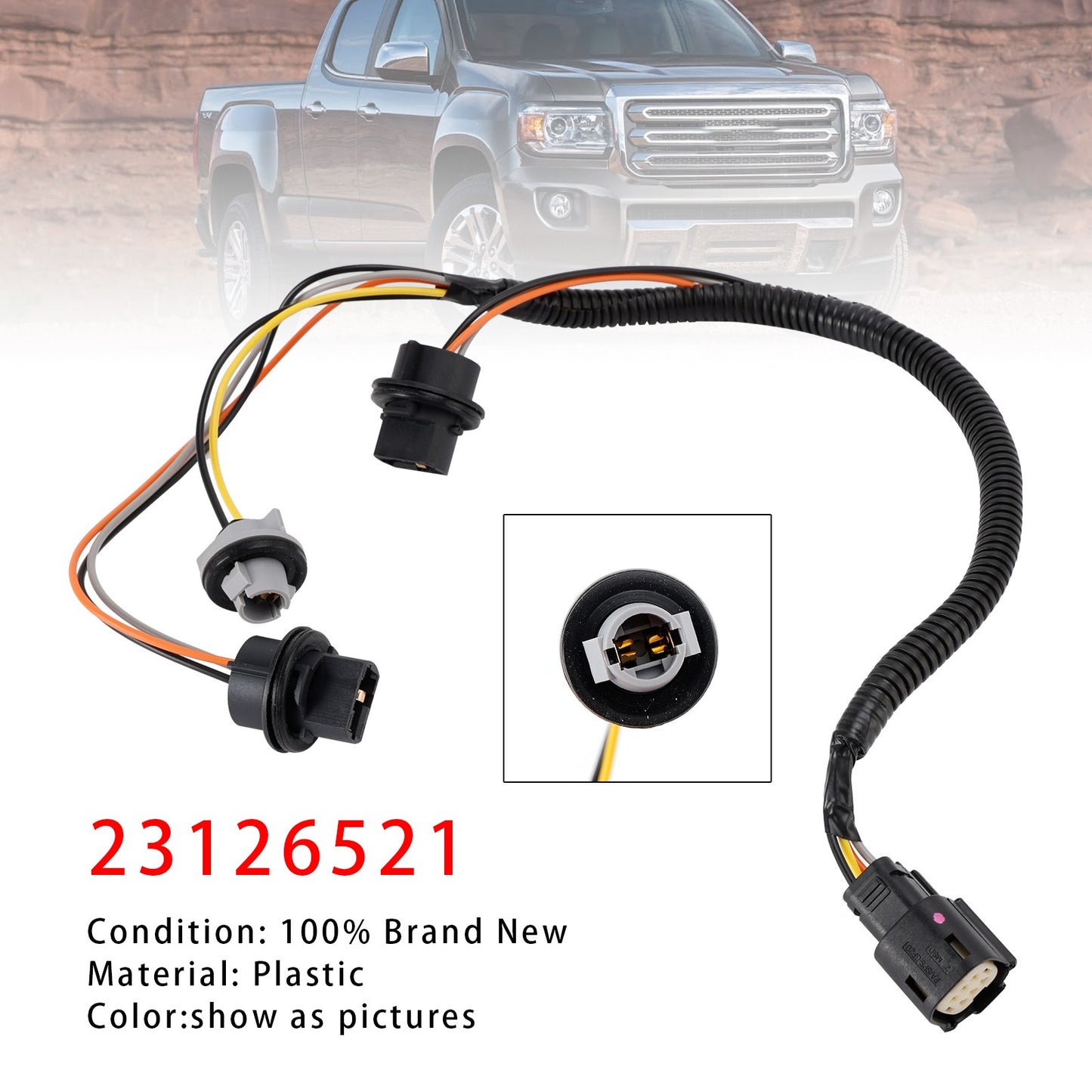 Tail Light Wiring Harness 23126521 For Colorado Canyon 2015-2023