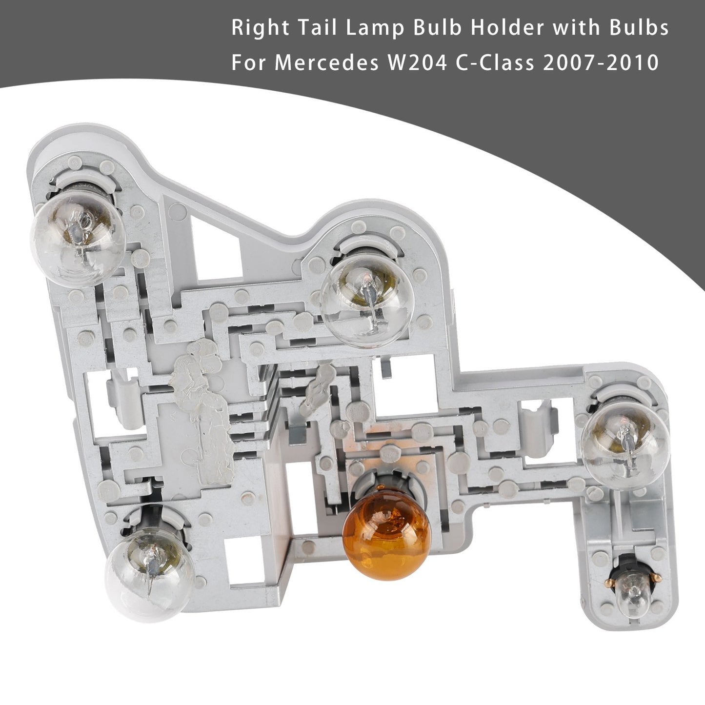 Right Tail Lamp Bulb Holder with Bulbs For Mercedes W204 C-Class 2007-2010#