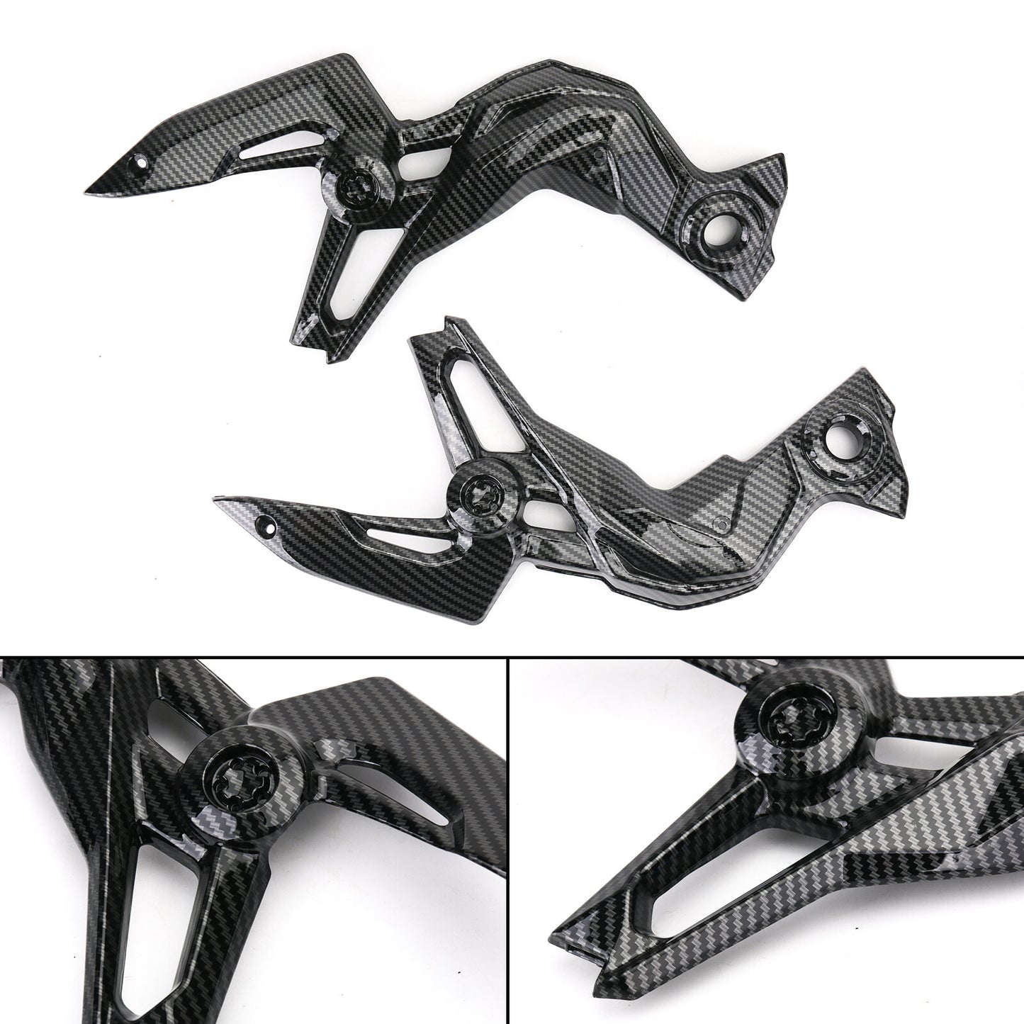 Motorcycle ABS Plastic Frame Guard Cover Trim for Kawasaki Z900 2020-2021 CBN
