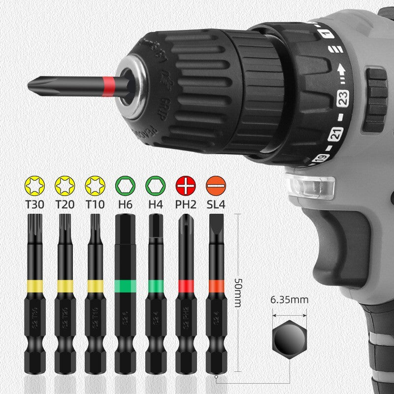 13PCS Damaged Screw Extractor Kit Broken Bolt Remover Tool with 7 Drill Bits Set