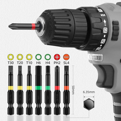 13PCS Damaged Screw Extractor Kit Broken Bolt Remover Tool with 7 Drill Bits Set