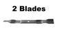 Solid Spare 2PK Oregon 42" Mower Blades 134149 138971 138498 127843 Craftsman AYP Husqvarna