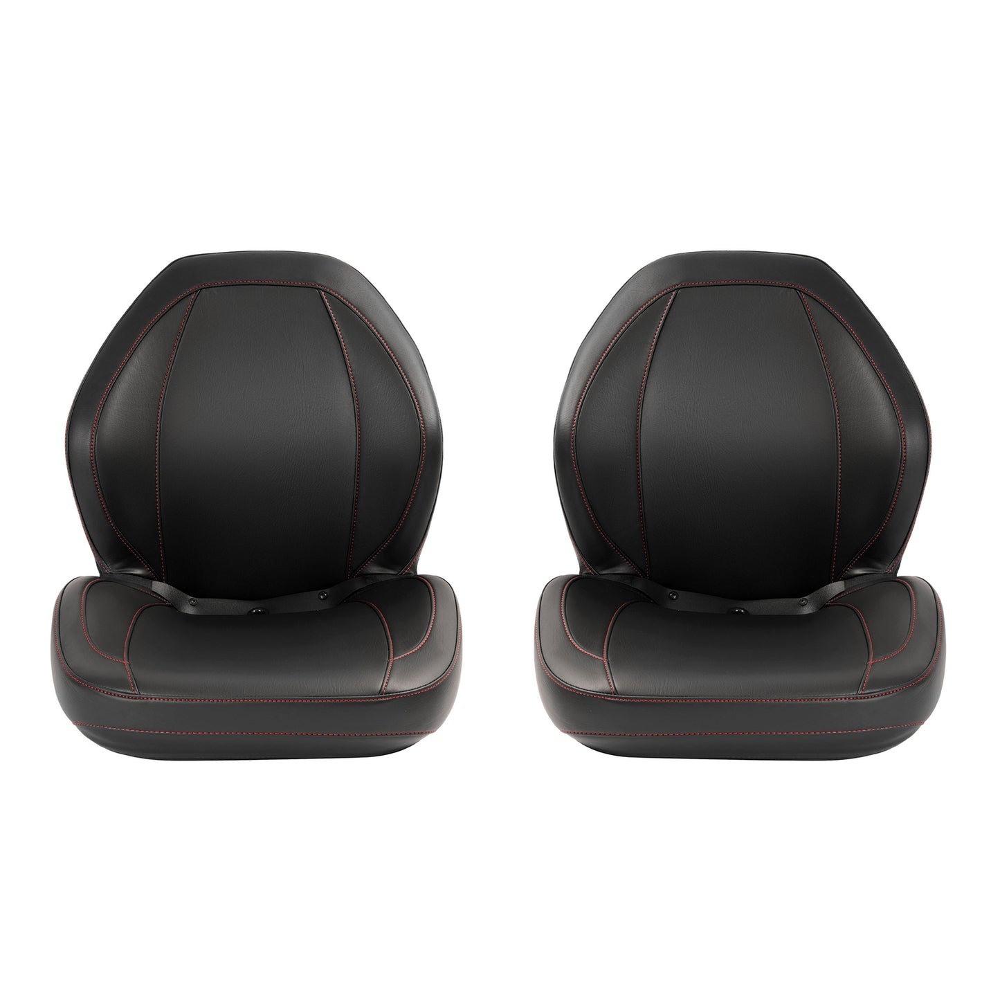Solid Spare 2PCS Black Sewn Bucket Seats For Yamaha Rhino 450 660 700 #5UG-F4710-00-00