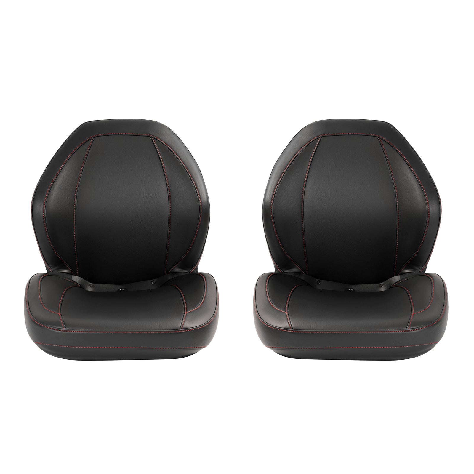 Solid Spare 2PCS Black Sewn Bucket Seats For Yamaha Rhino 450 660 700 #5UG-F4710-00-00