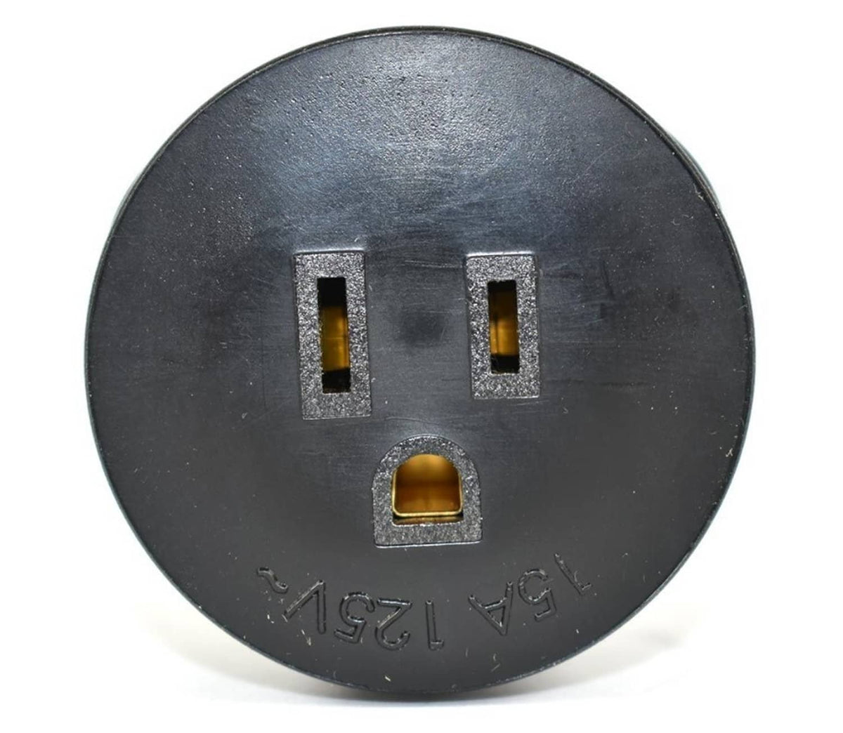Solid Spare Superior RVA1623 30 Amp Male to 15 Amp Female Block Plug Adapter