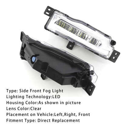 Pair LED Front Bumper Fog Lights For BMW X3 G01 G08 X4 G02 2018-2019 63177412528