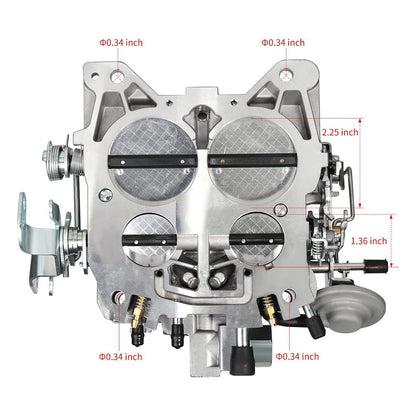 Quadrajet Carburetor Fit For Chevy 327 350 427 454 750 CFM 4 Barrel 4MV