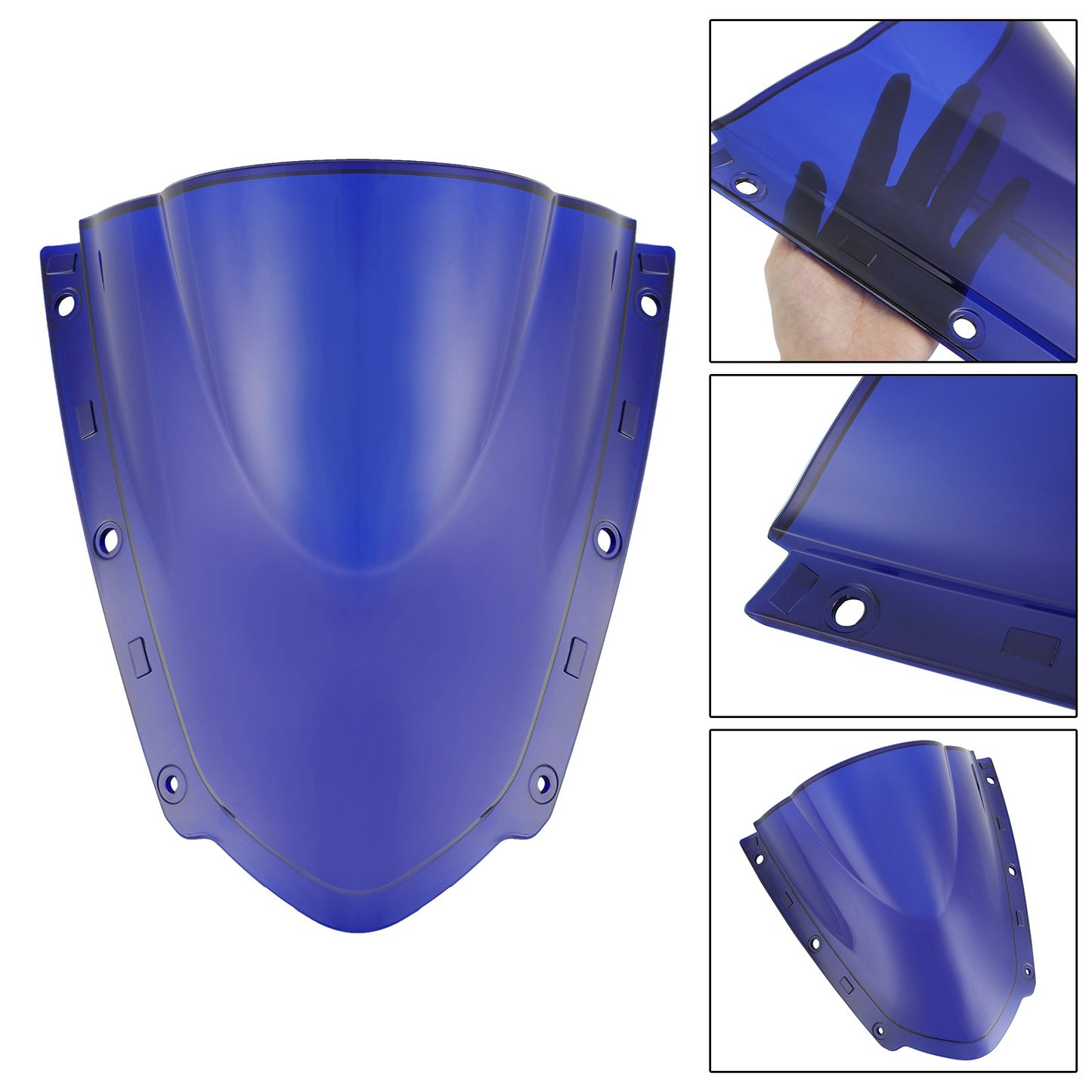 Windshield Windscreen Protector for Kawasaki Ninja ZX-10R 2021~2024 blue