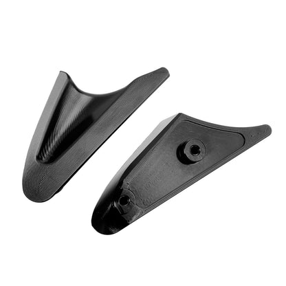 ALU REAR VIEW MIRROR HOLE CAPS BLACK FOR DUCATI 1199 899 PANIGALE 2012 > 2015