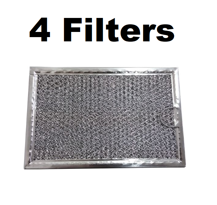 Solid Spare (4) Replacement Range Hood Vent Grease Filter PFIL-B002MRE0 Fits Sharp Models