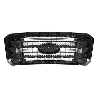 Chrome Front Bumper Grille For Ford F250 F350 F450 F550 2011-2016 Platinum Style