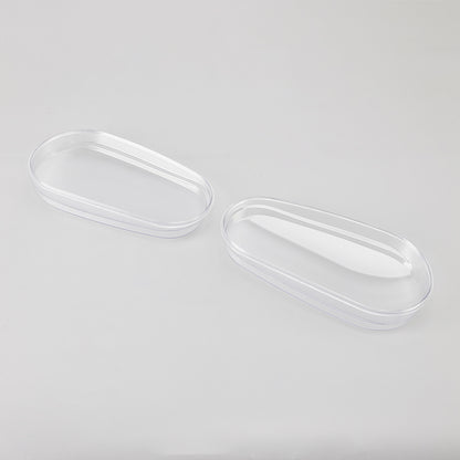 Left+Right Headlight Lens Shell Cover Lampshade For VW MK4 Golf/GTI/R32 99-2005