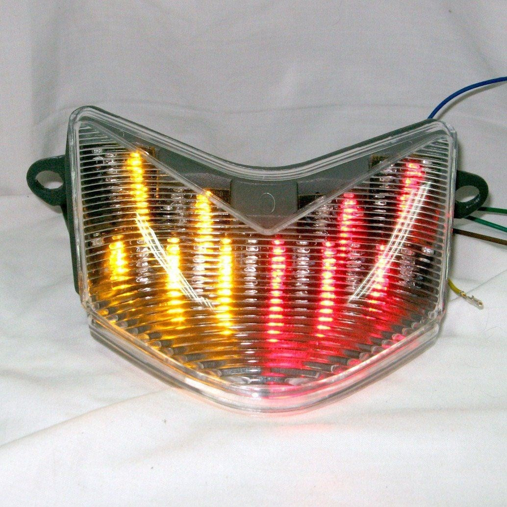 LED Tail light+integrated Turn Signals For Kawasaki Ninja ZX-6R/6RR/636 ZX10R US