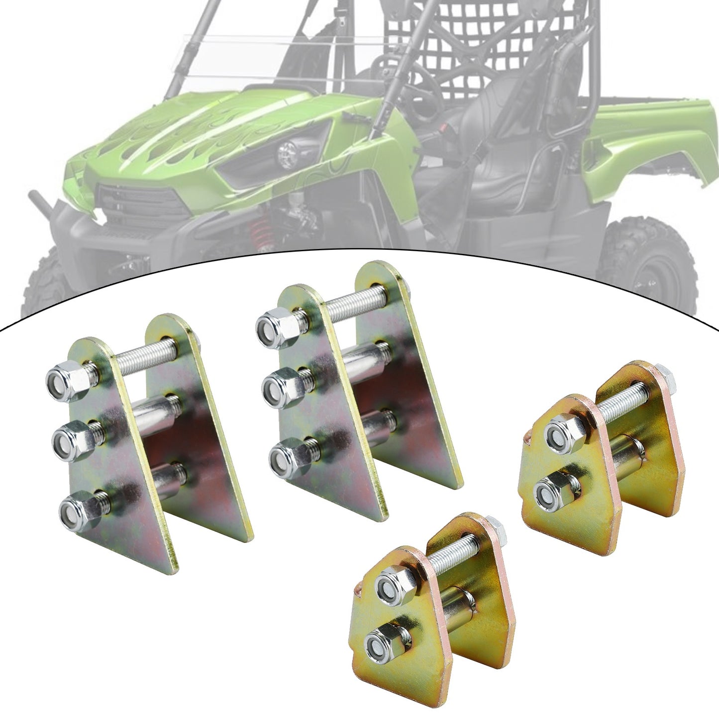 Front & Rear Lift Kit 2" Suspension For Kawasaki Teryx4 750 12-13 800 2014-2025