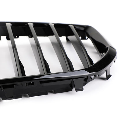 Gloss Black  Front Kidney Grill Grille Performance For BMW X5 G05 2018-2021