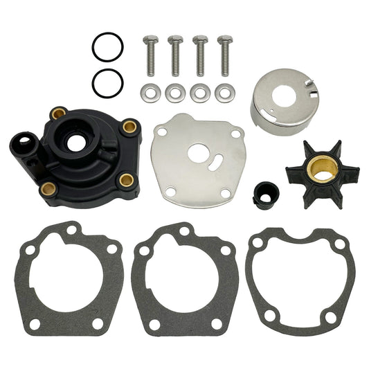 Solid Spare Water Pump Impeller Housing Kit for Johnson Evinrude - 18-3238, 0391631, 0388891