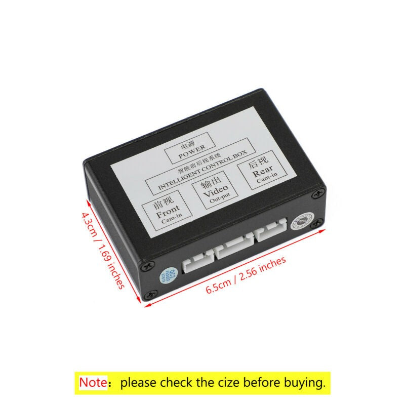 1PC Universal Car Front Rear Parking View Camera Switch 2 Channel Control Box US