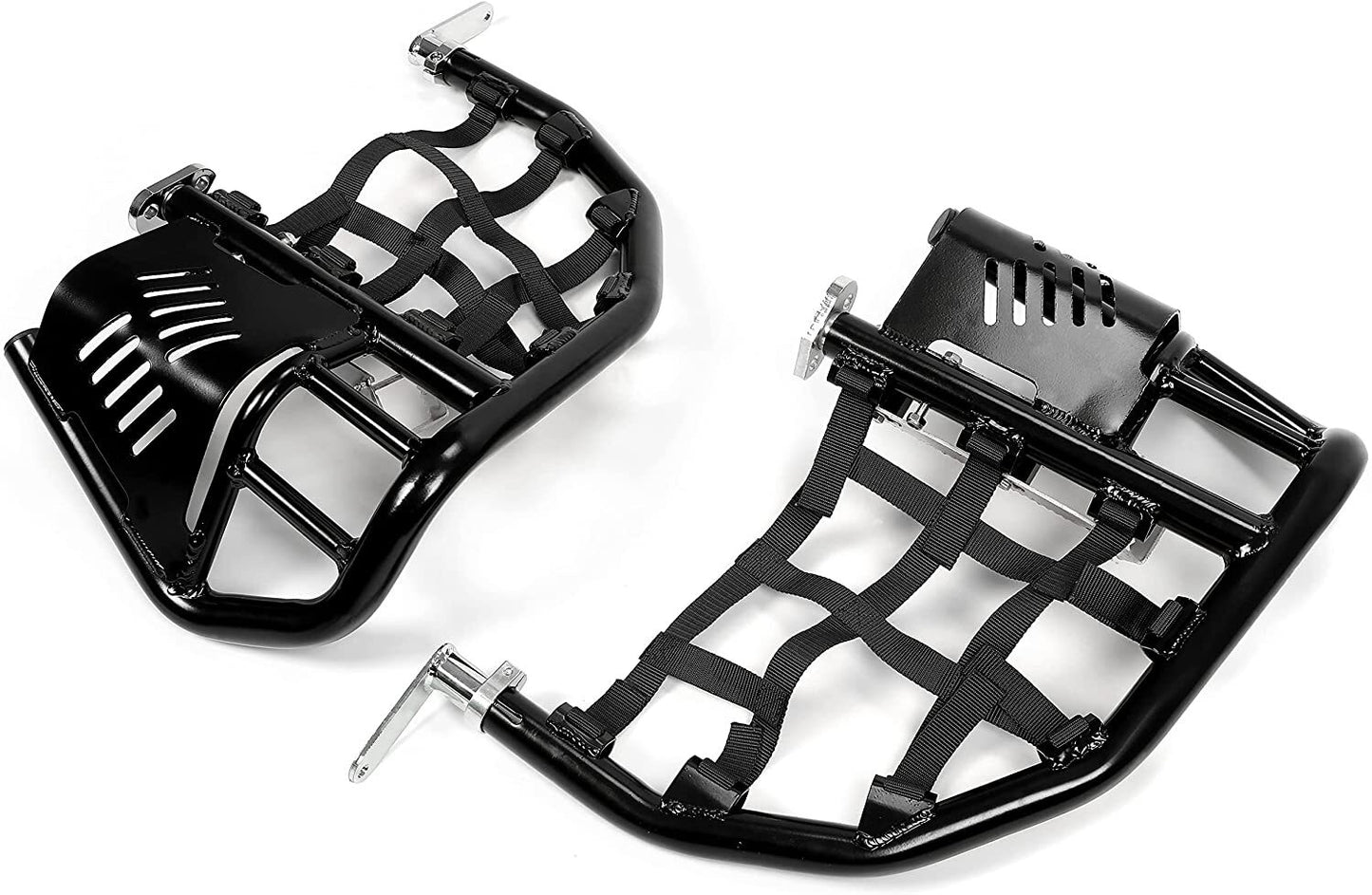 Solid Spare Nerf Bars W/ Nets Pro Peg Bars For Honda Sportrax 400 TRX 400EX 400X All Years