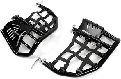 Solid Spare Nerf Bars W/ Nets Pro Peg Bars For Honda Sportrax 400 TRX 400EX 400X All Years