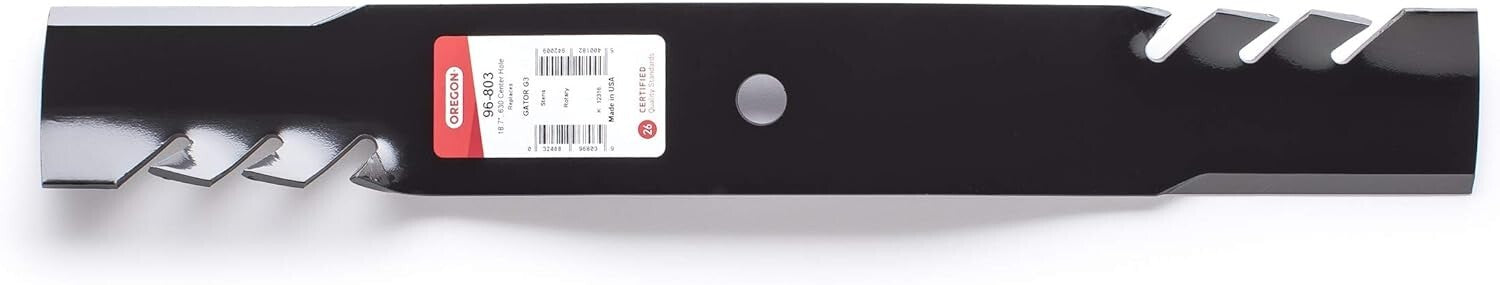 Solid Spare Oregon 96-803 Gator G3 Mulcher 3-in-1 Mower Blade, 18-3/4"