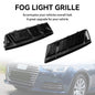 Front Fog Light Grill Lower Bumper Grille Chrome Fits For AUDI A4 B9 2016-2018