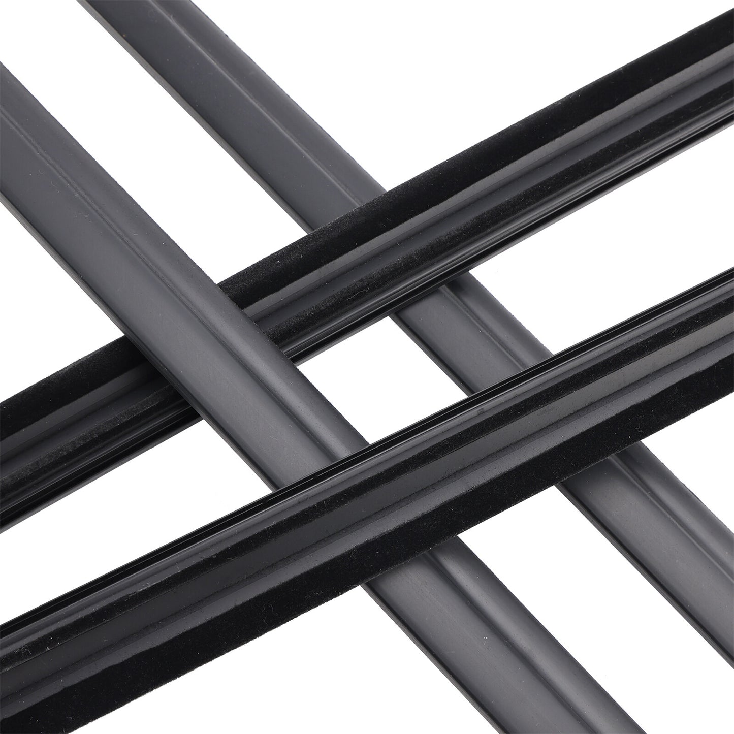 4PCS Door Glass Belt Outer Molding Weatherstrip For TOYOTA 4RUNNER 1996-2001