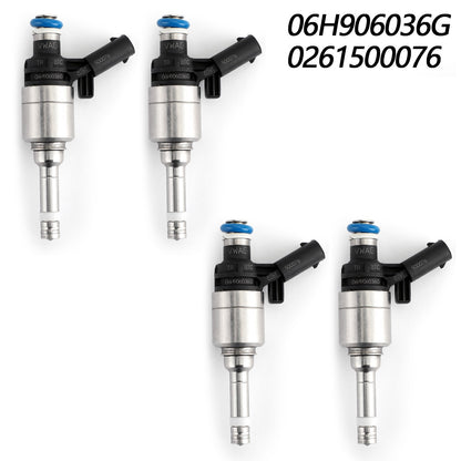 ??4pcs Fuel Injectors For Audi A4 A3 A5 TT VW T5 Eos CC 2.0L Turbo 0261500076