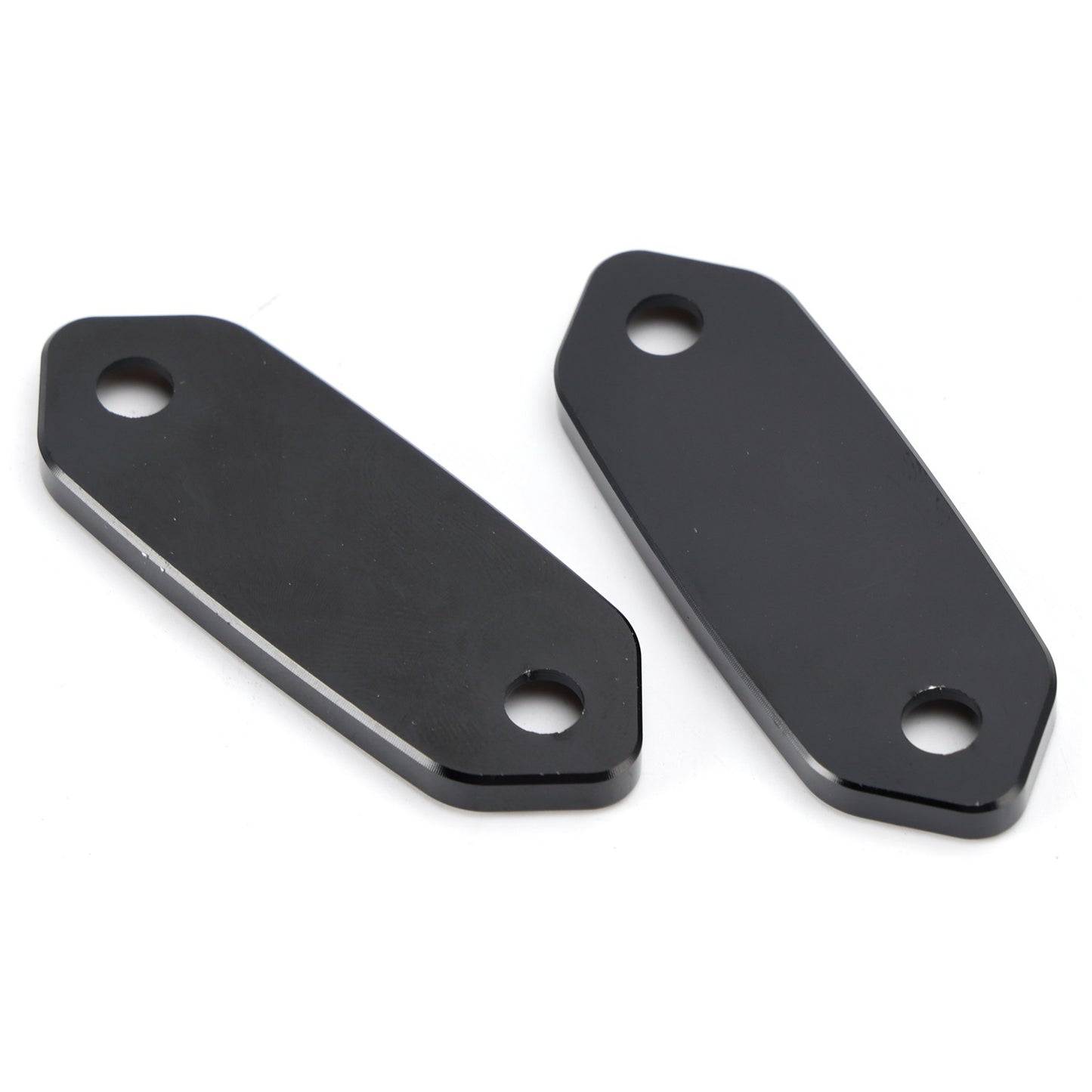 Black mirror delete blanking plates fits Kawasaki ZX6-R ZX6R ZX636 636 2013-2026