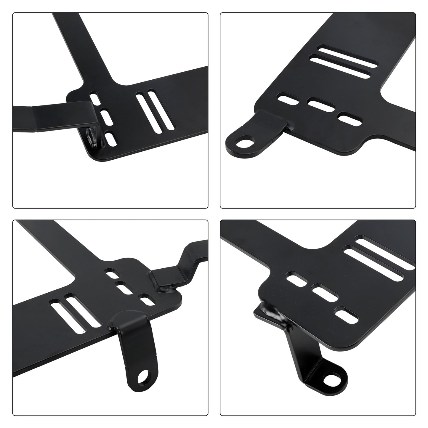 2X Low Profile Bracket Rail Seat Brackets Adapter For Infiniti G35 2003-2006