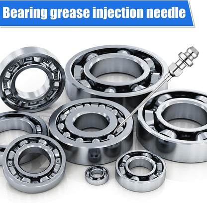 7pcs Grease Gun Accessory Grease Needle Nozzles Dispenser Rubber Nipple Adapter