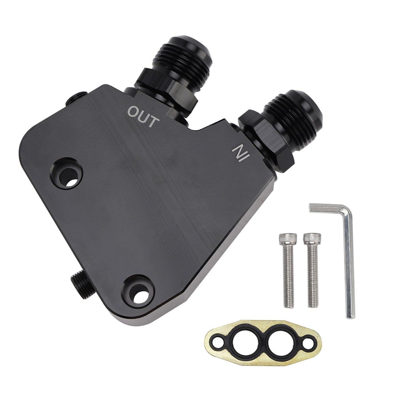 Engine Oil Cooler Adapter Kit For Corvette GM LS LS1 LS2 LS3 LS6 05-19 (5-Pack)