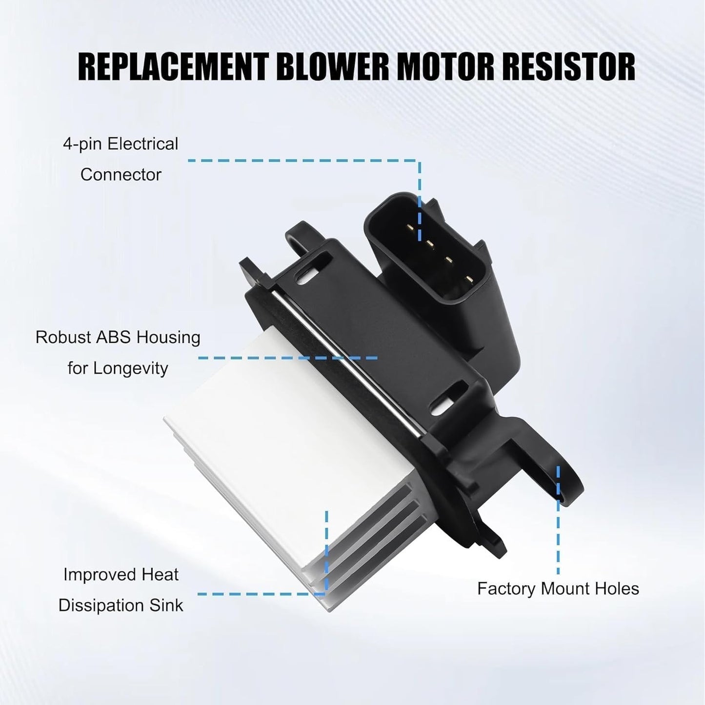 Heater A/C HVAC Blower Motor Resistor Module BL3Z-19E624-A For Lincoln Ford F150