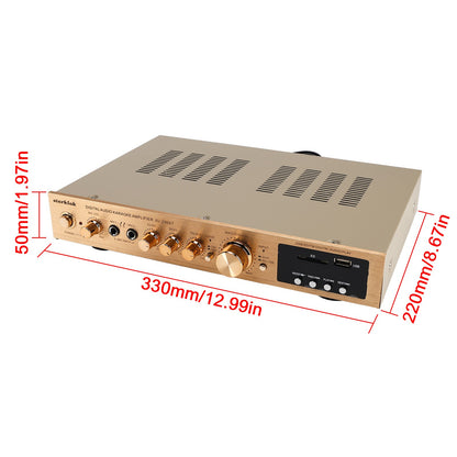 2000W 5CH Amplifiers Amplificador HiFi Stereo AV Surround Amplifier FM Theater