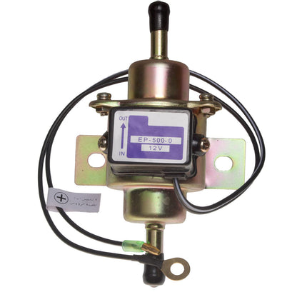 Solid Spare 12V Electric Fuel Pump 12585-52030 15231-52030 15231-52033 for Yanmar Kubota