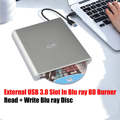 ??Player USB External BD-R BD DVD CD RW Disc Writer Laptop Movie Player