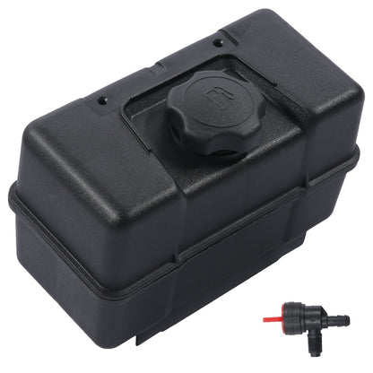 4 Quart Plastic Fuel Tank w/ Cap & Shut-Off Valve Fit for Briggs & Stratt 691993