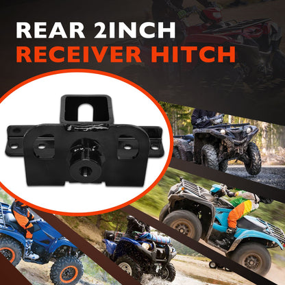 2" Rear ATV Receiver Hitch Adapter For 07-23 Yamaha Grizzly Kodiak 550 101280