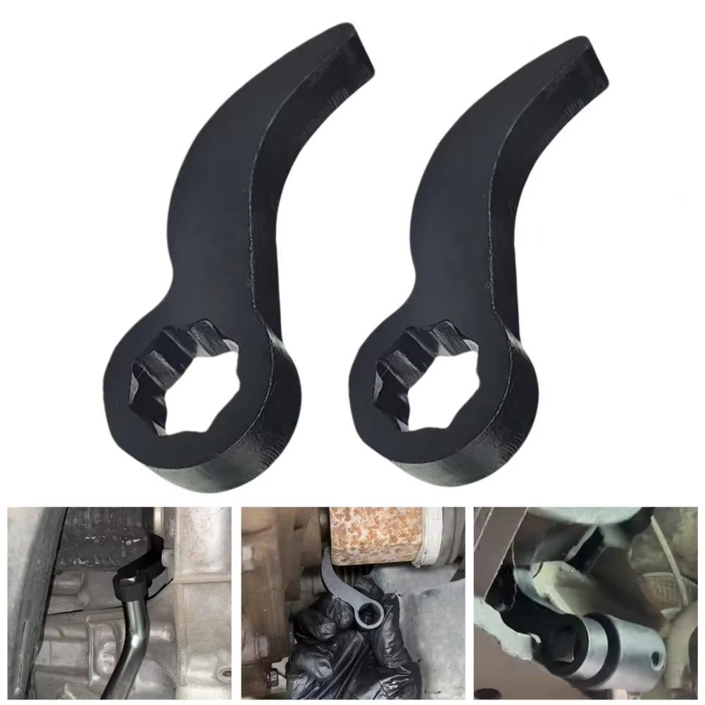 2X Pry Crowbar Adapter Head Pry Bar Wrench Adaptor Head Fits 3/8" Drive Ratchets