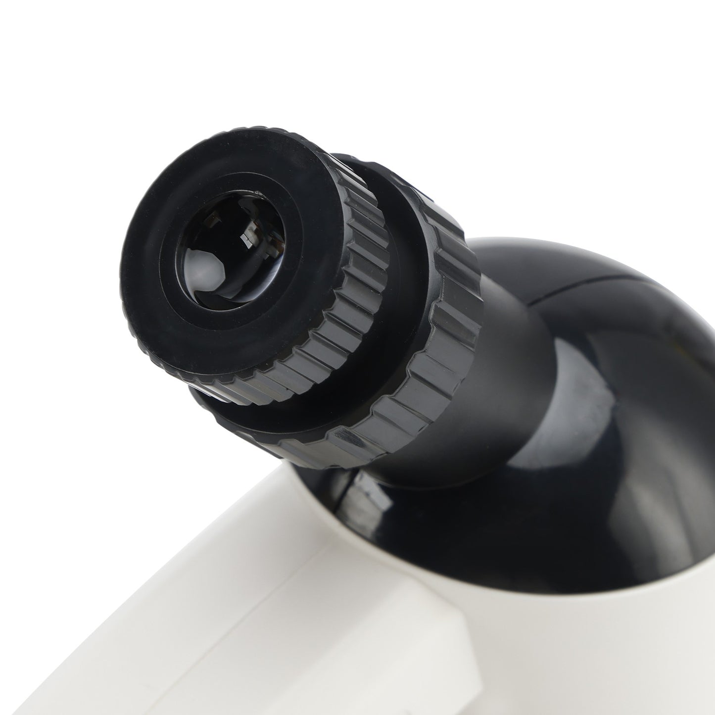 Rotating Microscope LED 100X-1200X Magnification Science Toys Kit For Kid White
