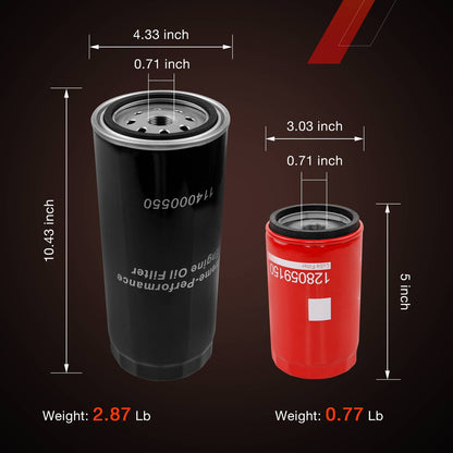 6.6L Duramax Transmission Oil Filter Kit For 2001-19 Chevy GMC Allison 1000 2000