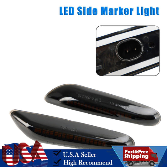 LED Sequential Blinker Side Indicator Turn Signal for BMW E90 E92 E60 E87 E82