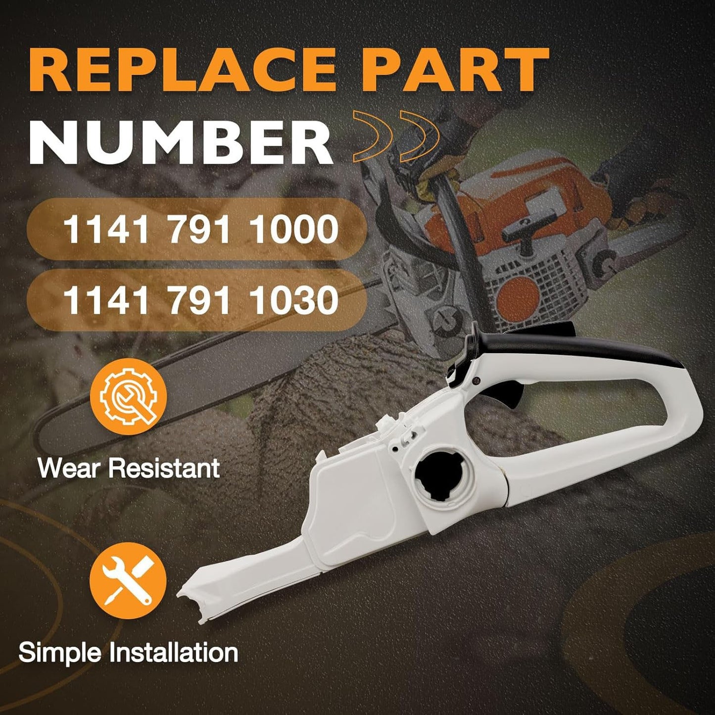 1141 791 1000 Chainsaw Fuel Gas Tank Rear Handle Assembly For Stihl MS271 MS291